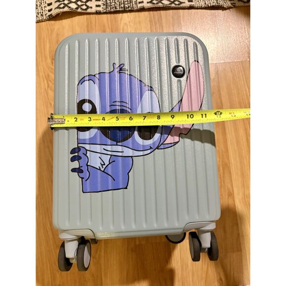 FUL Disney Stitch Hard Shell Carry On Spinner Suitcase 15” Blue - Picture 8 of 8